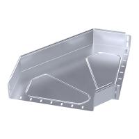 Угол горизонтальный 90 градусов Стандарт INOX (AISI 316) 400х100 Промрукав