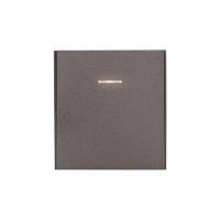 Выключатель STRONG 1 кл проходной (переключатель) с подсветкой 10А с/у графит KRANZ