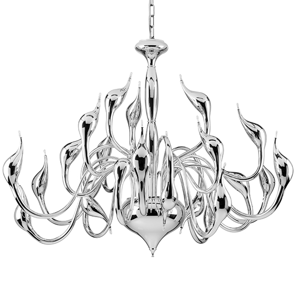 751244 Люстра подв. Cigno collo 24х20W G4 ХРОМ
