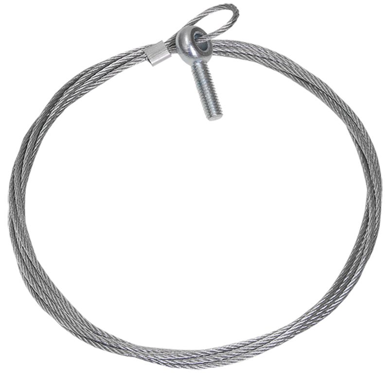 Трос стальной с рым-болтом М8 10м IEK