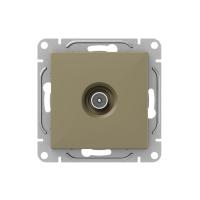 Механизм розетки TV, проходная, шампань Эпика EKF