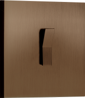 Переключатель перекрестный (с 3-х мест) на 1 тумблер, клавиша Angle, 10AX 250V, бронза, серия N96