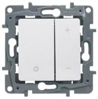 Legrand Etika Бел Светорегулятор нажимной  400Вт