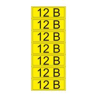 Наклейка знак электробезопасности «12 В» 35х100 мм REXANT (7 шт на листе)