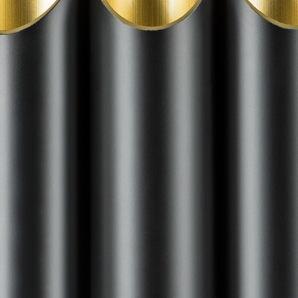 720807 Люстра SIENA 80х40W G9 ЧЕРНЫЙ/ЗОЛОТО