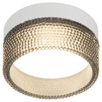 Встраиваемый светильник под лампу GX53 ЭРА DK97 WH/BK белый черный