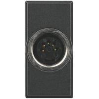 BT Axolute Антрацит Разъем 5-ти полюсный DIN под распайку  для устройств HI-FI и аналогичных им