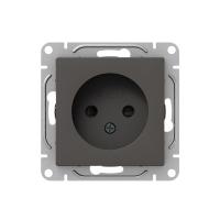 Механизм розетки, 16А, без заземления, со шторками, мокко Эпика EKF