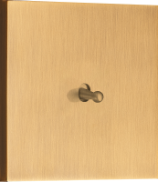 Выключатель звонкового типа на 1 тумблер, каплевидный, 10AX 250V, латунь, серия N96