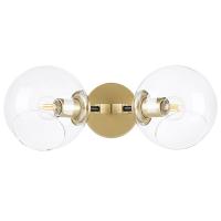 785623 Бра BETA 2x40W E27 ЗОЛОТО/ЧЕРНЫЙ