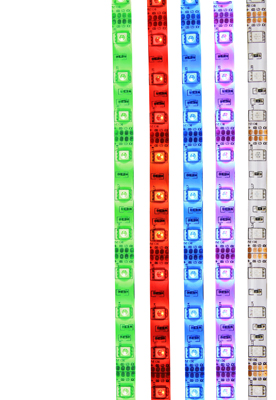 Лента светодиодная 12В, SMD3030, 48 LED/м, RGB, 10мм, IP65 NEON-NIGHT