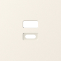 Накладка для розеток USB, матовый кремовый, серия A07