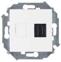 Розетка HDMI  белый