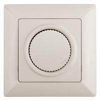 Светорегулятор Intro Solo 4-401-02 поворотный, 600Вт 230В, IP20, СУ, слоновая кость