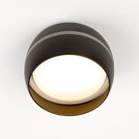 Спот GWL-GX53-M-IP20 Чаша Черный с боковым рассеивателем