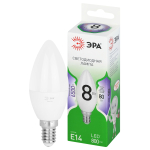 LED B35-8W-865-E14 GL  Лампа светодиодная ЭРА GREEN LINE LED B35-8W-865-E14 GL 8Вт свеча холодный свет E14