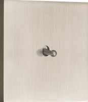 Переключатель перекрестный (с 3-х мест) на 1 тумблер, каплевидный, 10AX 250V, никель, серия N96