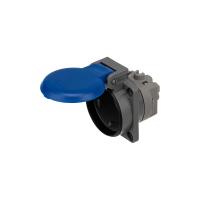 Розетка влагозащищенная с крышкой (панельная), с/з, с/у, 16 А, IP54 REXANT