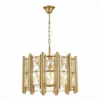 SL1623.203.06 Люстра подвесная ST-Luce шампань/шампань, прозрачный E14 6*40W CORSIA