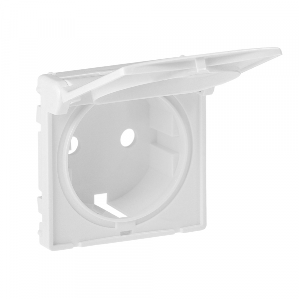 Legrand Valena LIFE Бел Накладка розетки с/з с крышкой