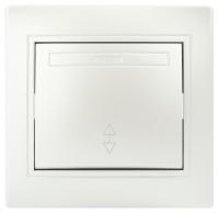 Переключатель Intro Plano 1-103-06 одноклавишный 10А-250В, IP20, СУ, перламутр