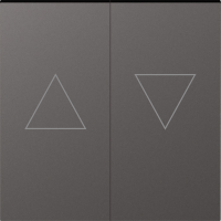 Клавиша 2-я со стрелками для жалюзи, матовый титан, серия A07