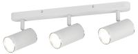 Светильник настенно-потолочный спот ЭРА OL35-3 WH MR16 GU10 IP20 белый хром