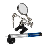 Набор К22 для пайки вспомогательный (держатель Третья рука, подставка, экстрактор) REXANT