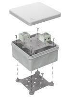 Коробка огнестойкая для о/п двухкомпонентная 60-0300-FR10.0-4 Е15-Е120 RAL7035 100х100х50 (14 шт/кор) Промрукав