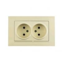 MD2912149 Розетка 2х крем