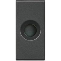 BT Axolute Антрацит Заглушка с отверстием 9мм 1 мод