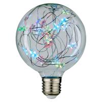 Лампа GLDEN-G95SW-STAR-1-230-E27-RGB