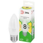 LED B35-8W-830-E27 GL  Лампа светодиодная ЭРА GREEN LINE LED B35-8W-830-E27 GL 8Вт свеча теплый свет E27