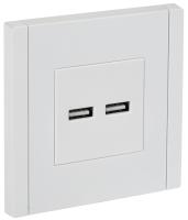 FORTE&PIANO Розетка USB A+A 3,1А FP249 белый IEK