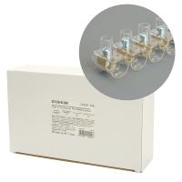 Зажим винтовой концевой изолированный КЗВИ-16 500В, 76А, 10 контактов, поликарбонат  LD228-76А