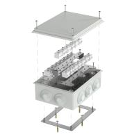 Коробка огнестойкая для о/п 40-0320-FR6.0-40 Е15-Е120 RAL7035 200х150х75 (5 шт/кор) Промрукав