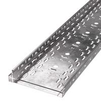 Лоток перфорированный Стандарт 300х50х3000 (1,0 мм) (6 м/уп) Промрукав