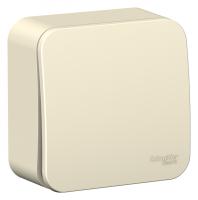 BLANCA О/У 1-клавишный ВЫКЛЮЧАТЕЛЬ (сх.1) ИЗОЛ.ПЛ., 6А, 250В, МОЛОЧНЫЙ