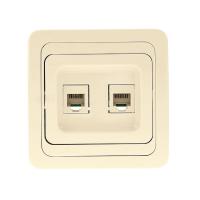 Розетка Phone 2-мест. беж. Лондон EKF PROxima