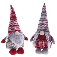 742612 Игрушка набивная Гном  L28 W18 H49 см/L28 W18 H46 см  2в.