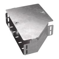 Переходник левый с крышкой Стандарт 300х200х80 Промрукав