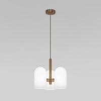 Подвесной светильник со стеклянными плафонами 50357/3 латунь