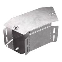 Угол горизонтальный 45 градусов с крышкой Стандарт 100х100 Промрукав