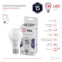 Лампочка светодиодная ЭРА STD LED A60-15W-860-E27 E27 / Е27 15Вт груша холодный дневной свет