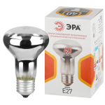 R63-40-E27-230  Лампа накаливания ЭРА R63-40-E27-230 40Вт 230В рефлектор цветная коробка E27