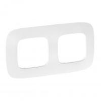 Legrand Valena ALLURE Тиснение белое Рамка 2-ая
