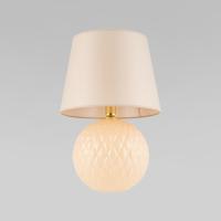 Настольный светильник с тканевым абажуром 5591 Santana Ecru