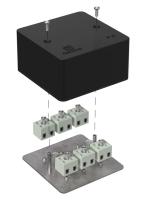 Коробка огнестойкая для кабель-канала 40-0460-FR2.5-12 Е15-Е120 RAL9005 85х85х45 (44 шт/кор) Промрукав