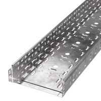 Лоток перфорированный Стандарт 300х80х3000 (0,8 мм) (6 м/уп) Промрукав