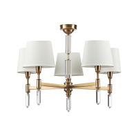 4894/5 MODERN ODL_EX22 207 бронзовый/белый/ткань Люстра E14 5*40W LONDON